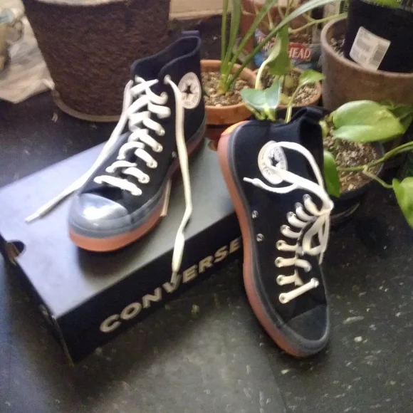 Converse Unisex Chuck Taylor All Star CX EXPll, M/8.5 W/10.5, Blk/Org/Clr HiTops - Picture 3 of 13
